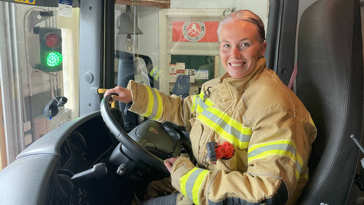 Retained on-call firefighter Amy Roberts joined the Cessnock team about two years ago. 