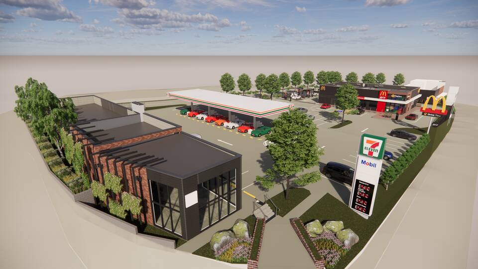 ARTIST IMPRESSION: 7-Eleven and McDonald's approved for Huntlee town centre. Picture supplied