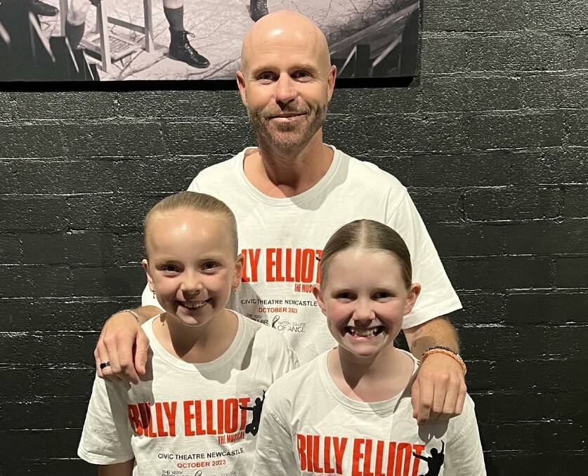 Maitland's Mick Dean, Bella Roberts and Sienna Collins are ready to shine bright on stage when Billy Elliott the Musical makes its Hunter debut. Picture supplied
