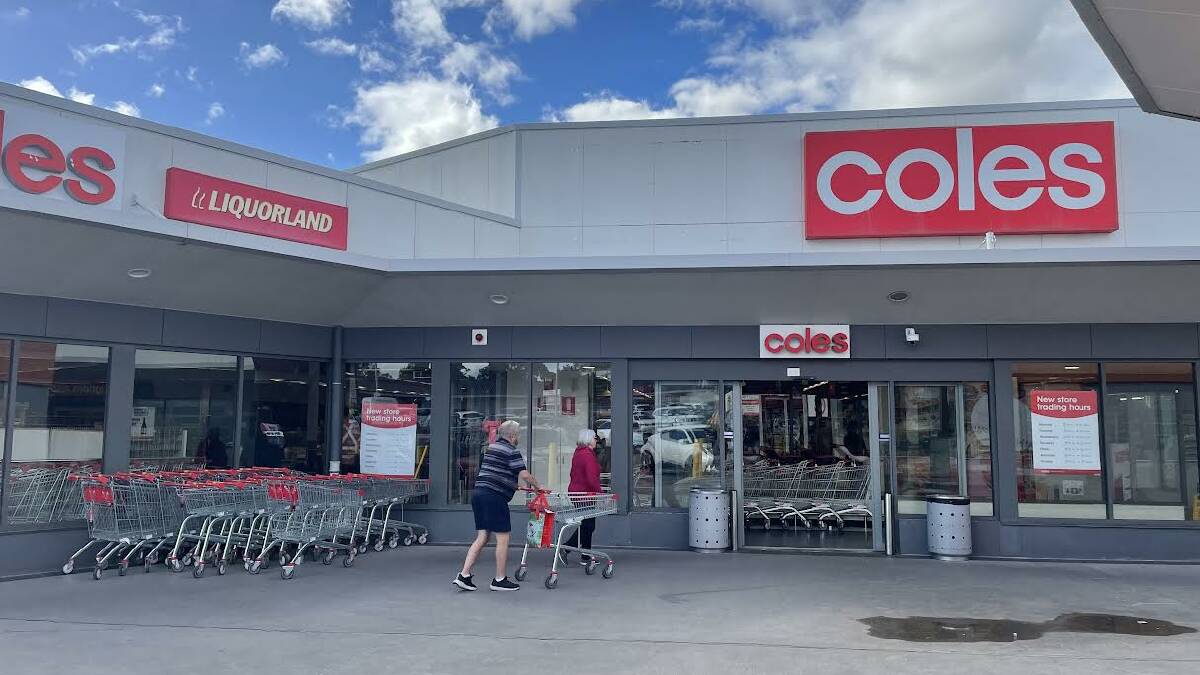 Pictured, Coles supermarket at Rutherford. Picture by Laura Rumbel