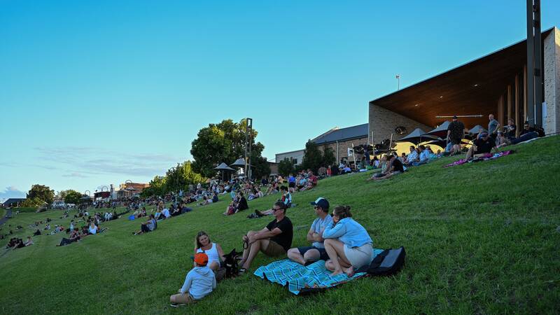 Pack a picnic rug and enjoy a night of live music at the Levee. Picture supplied. 