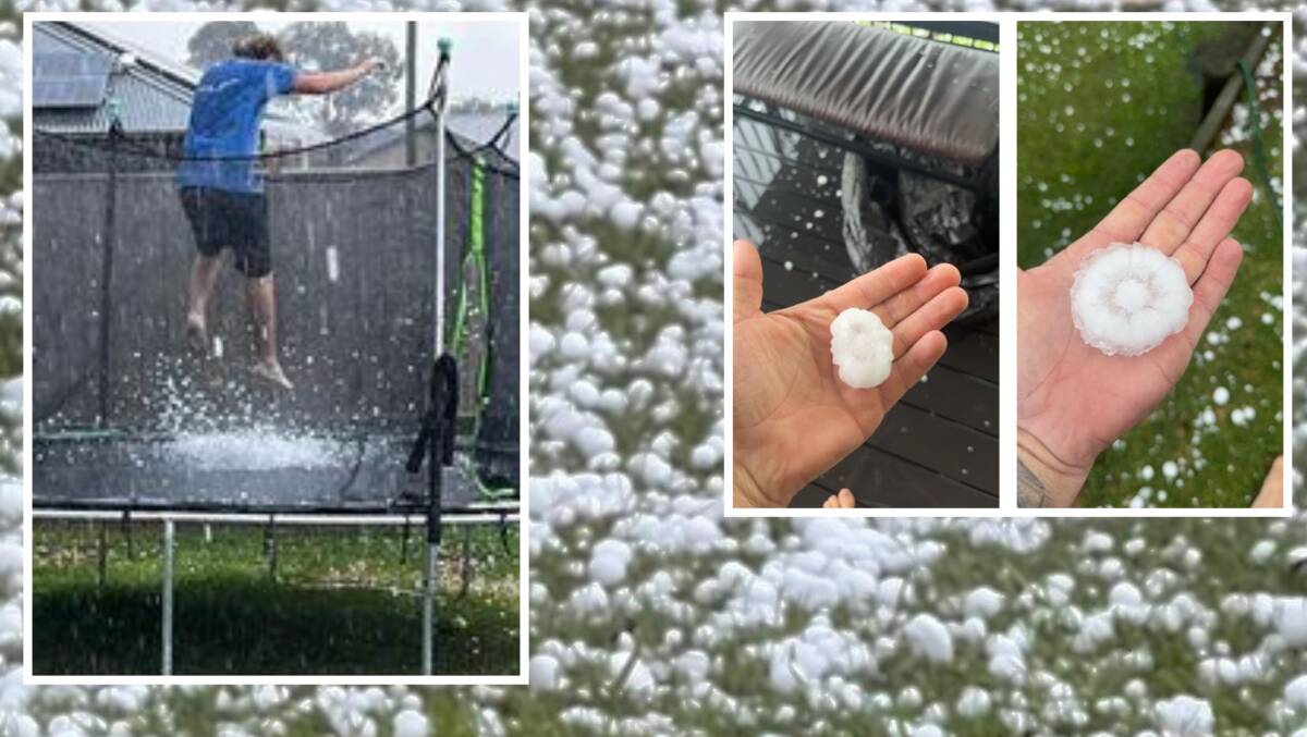 A hail storm has damaged property in areas surrounding Maitland. Pictures supplied