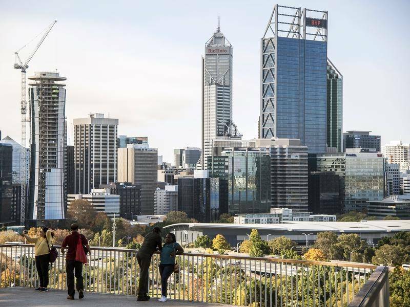 Perth skyline. Picture by James Ross/AAP