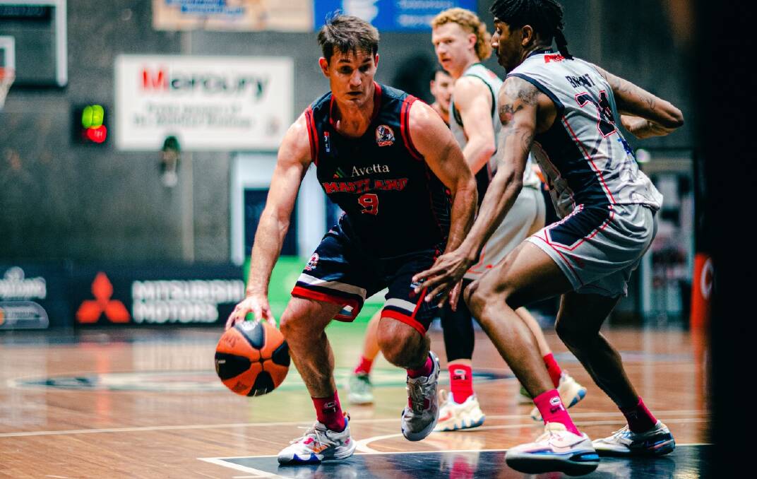 Mustangs captain Josh Clifford in action against Inner West Bulls at Maitland Federation Centre on Saturday, May 13. Picture by Floyd Mallon