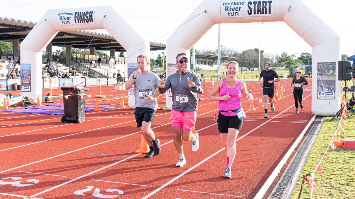 Runners competing in the Maitland River Run. The race returns this Sunday, June 4. Picture by H Events