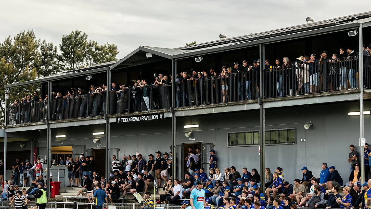 A healthy crowd gathered at Marcellin Park to watch the Maitland Blacks take on Southern Beaches on Saturday, May 13. Picture by Maitland Blacks