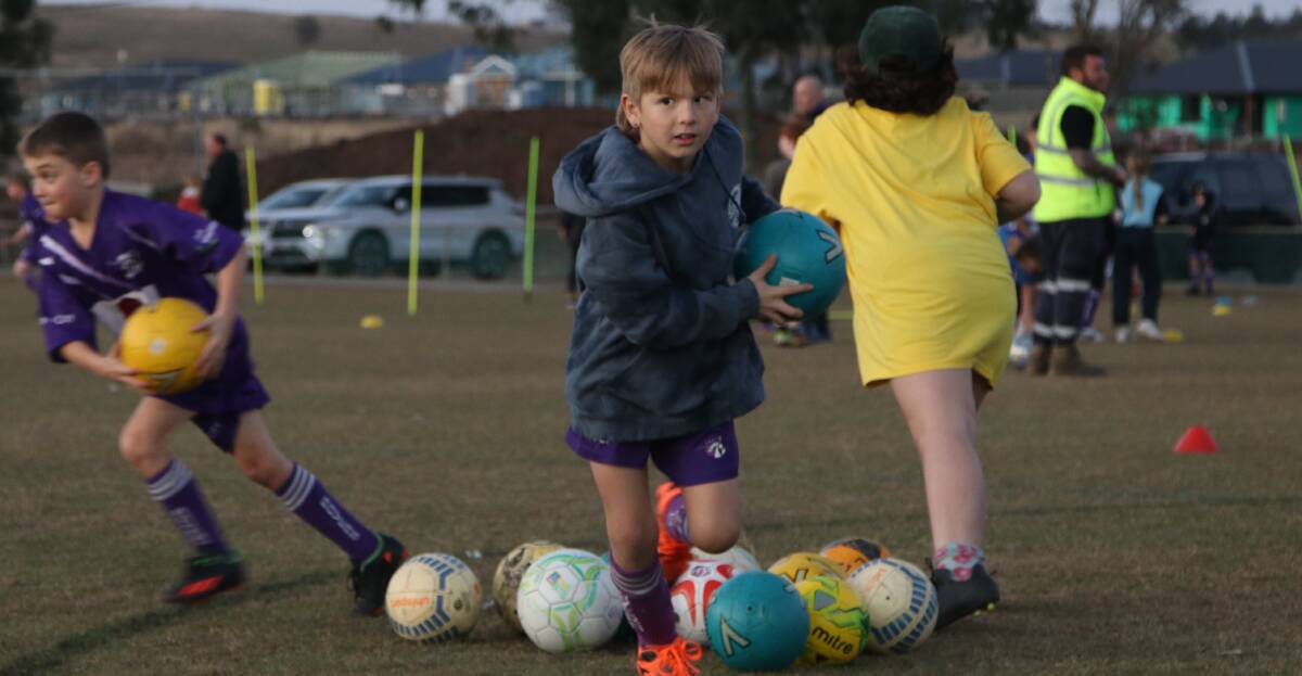 Junior Rovers in action during a training session at Lochinvar Sporting Complex earlier this season. Picture by Ben Carr 