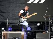 Jump for joy: Diesel at the Red Hot Summer Tour at Roche Estate on Saturday. Pictures: Peter Lorimer