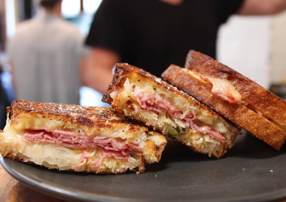 The secret is out: The Reuben sandwich at Sherwood cafe. Picture: Judith Whitfield