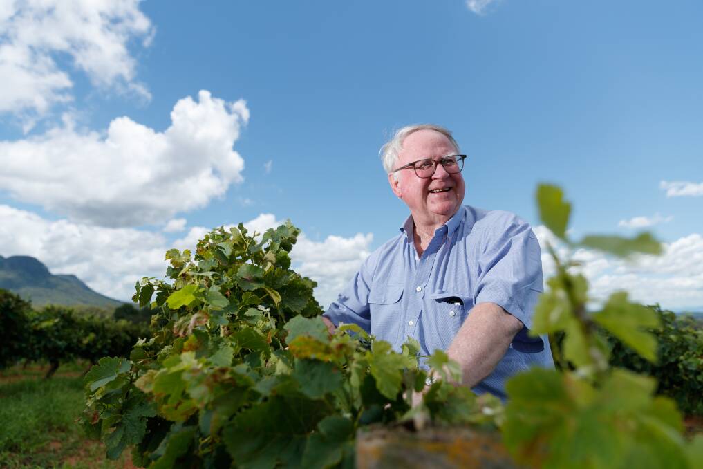 VERY SPECIAL: Bruce Tyrrell is celebrating a production milestone with the label's flagship chardonnay. Picture: Max Mason-Hubers