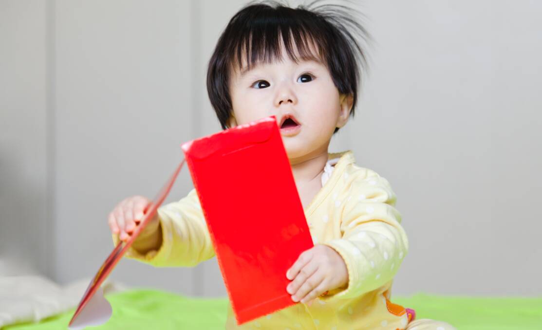 A time for family:  Children often receive red envelopes with money (Hong Bao, Ang Pao, or Lai See).  The colour red symbolises happiness and good luck.