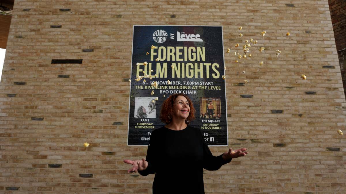 LIGHTS, CAMERA, ACTION: Foreign Film Nights will return to The Levee later this month. Pictured, Maitland mayor Loretta Baker before the 2018 event.