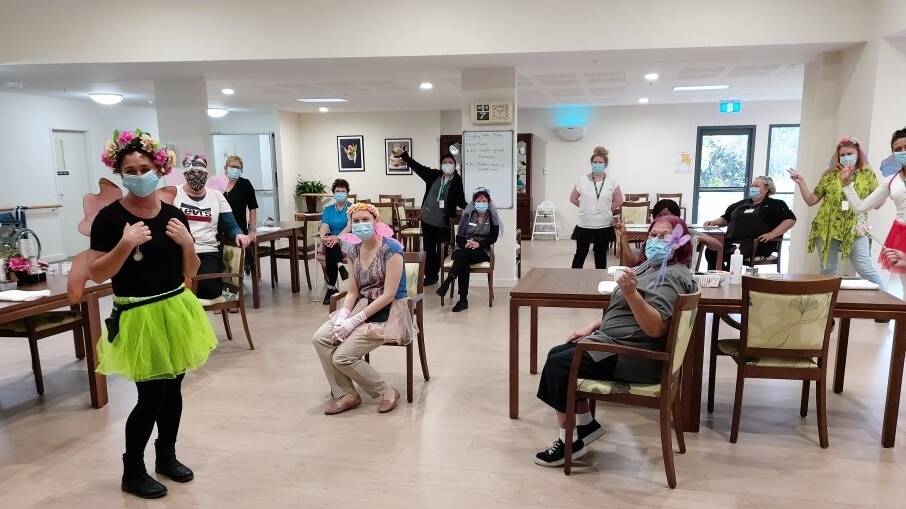 Whiddon Largs celebrating Aged Care Employee Day on Friday.