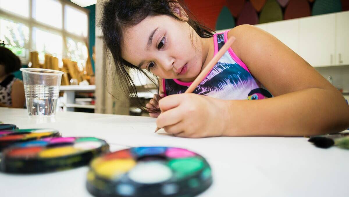 EXPRESSION SESSION: Book a spot for the kids at Free Art Sunday at Maitland Regional Art Gallery this weekend.