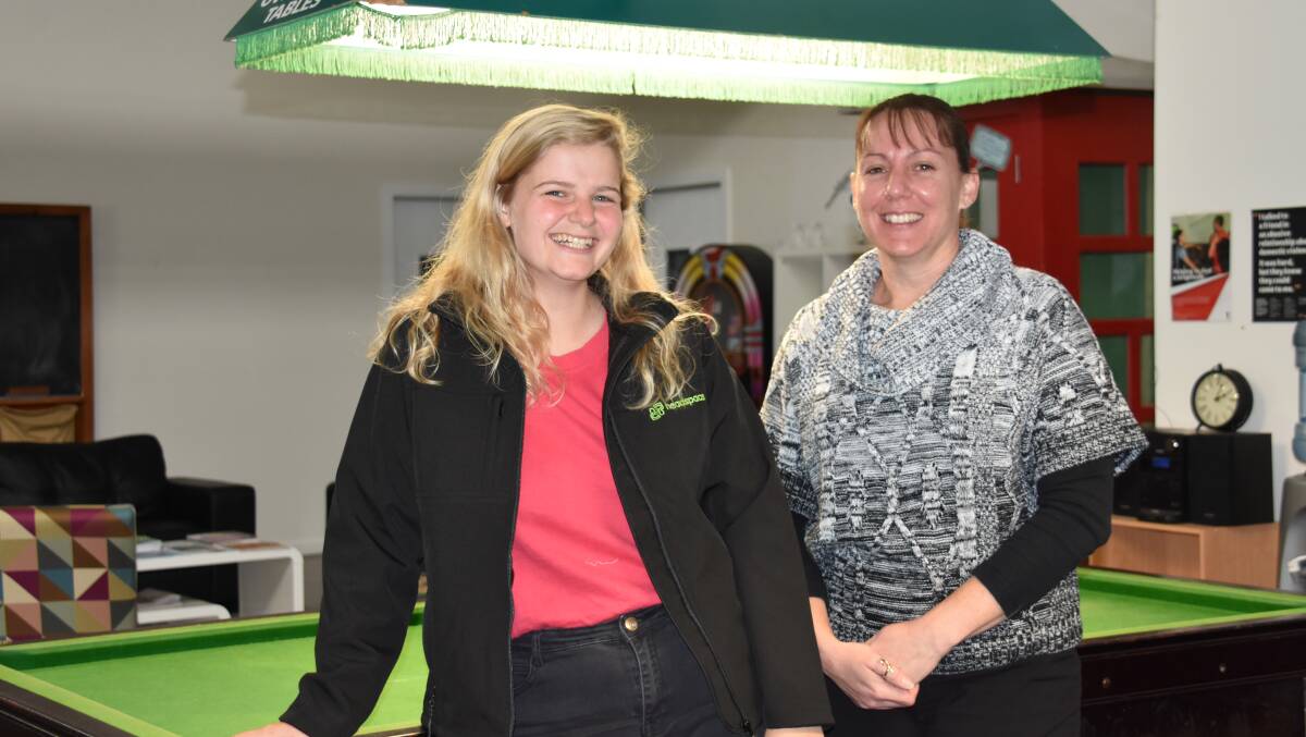 NEW GROUP: Headspace clinical and service integration manager Felicity Scott and community awareness and engagement officer Liz Murphy-May at the service's Elgin Street headquarters. 