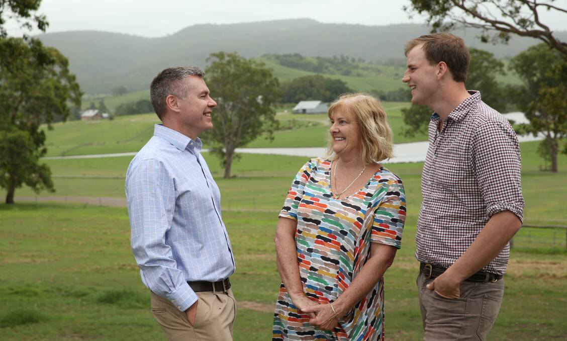 EVENTS: Tocal Field Days chair and college principal Darren Bayley, manager Wendy Franklin and livestock area coordinator Tim Eyes are gearing up for the three-day event. Picture: Simone De Peak