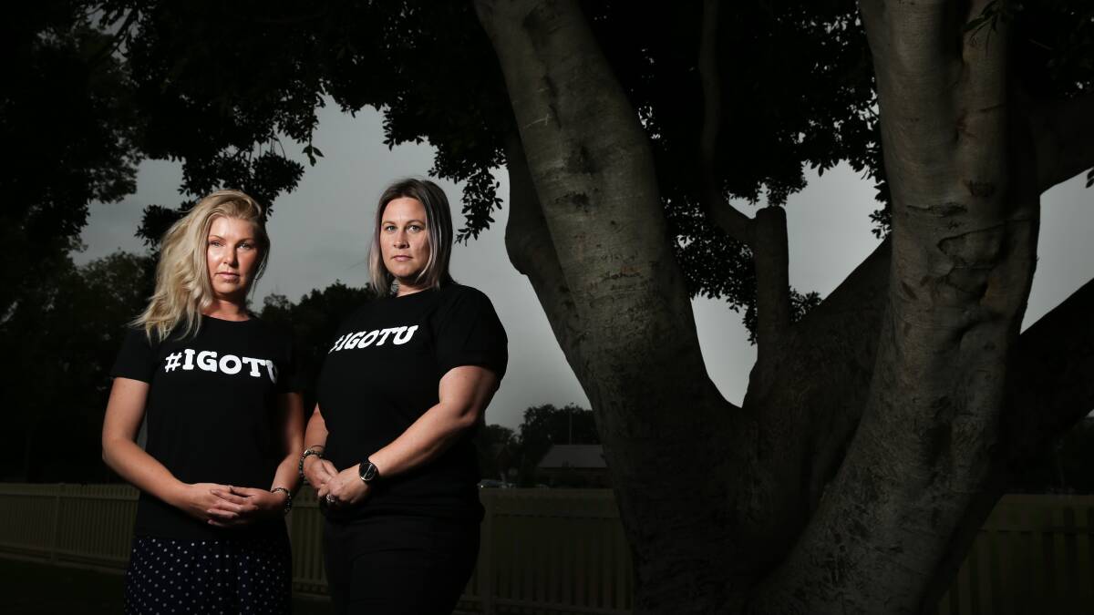 STAND: Cherie Bryson and Kobe Butcher are fighting against bullying, they will host an event at Maitland Park on Sunday. Picture: Marina Neil