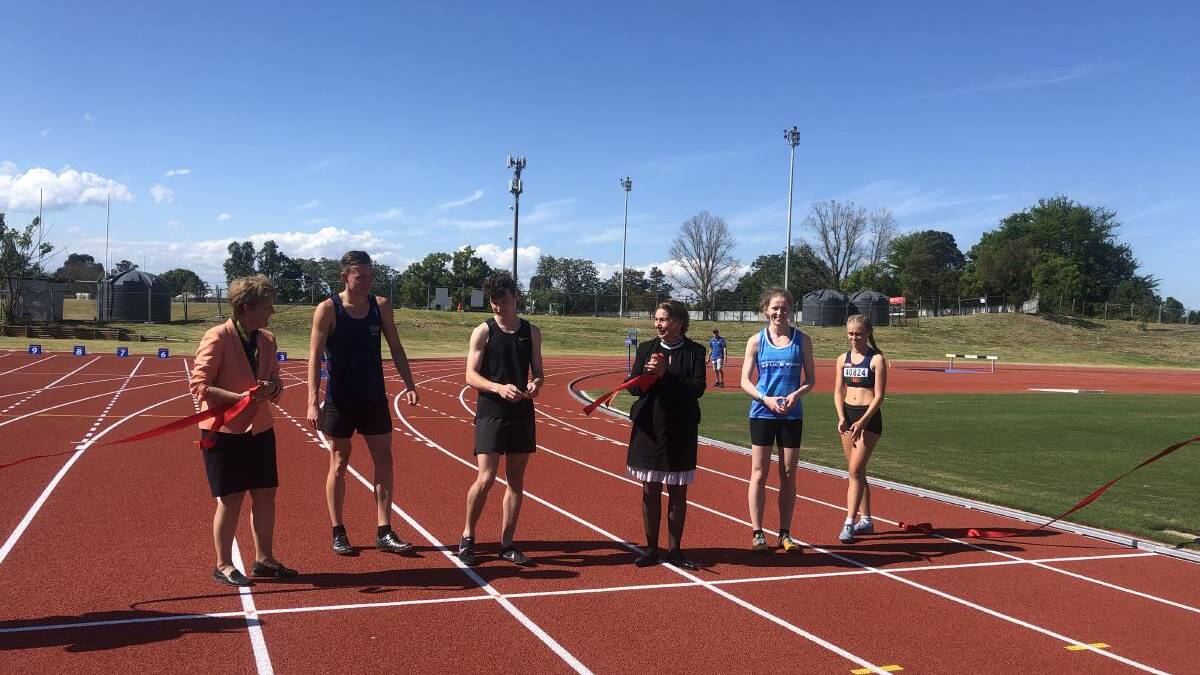  Parliamentary Secretary for the Hunter Catherine Cusack joined Maitland mayor Loretta Baker in cutting the ribbon for the Maitland Regional Athletics Centre late last year. 