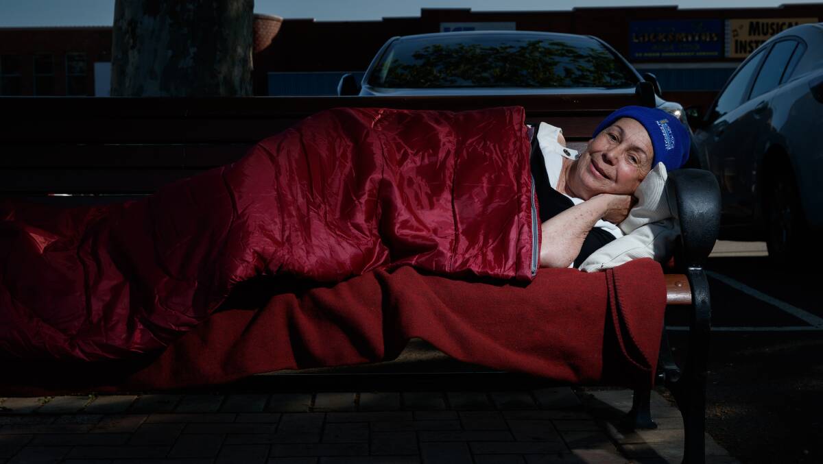 Mayor Loretta Baker will be participating in the Vinnies Community Sleepout tonight. Picture: Max Mason-Hubers