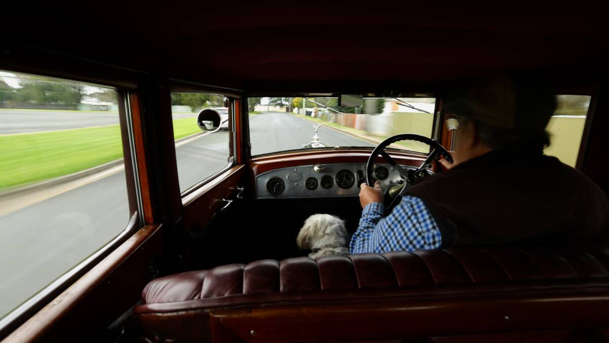 IN STYLE: The rides cost $2000 for 100 to 150 miles of travelling with the funds going back to the Maitland community.