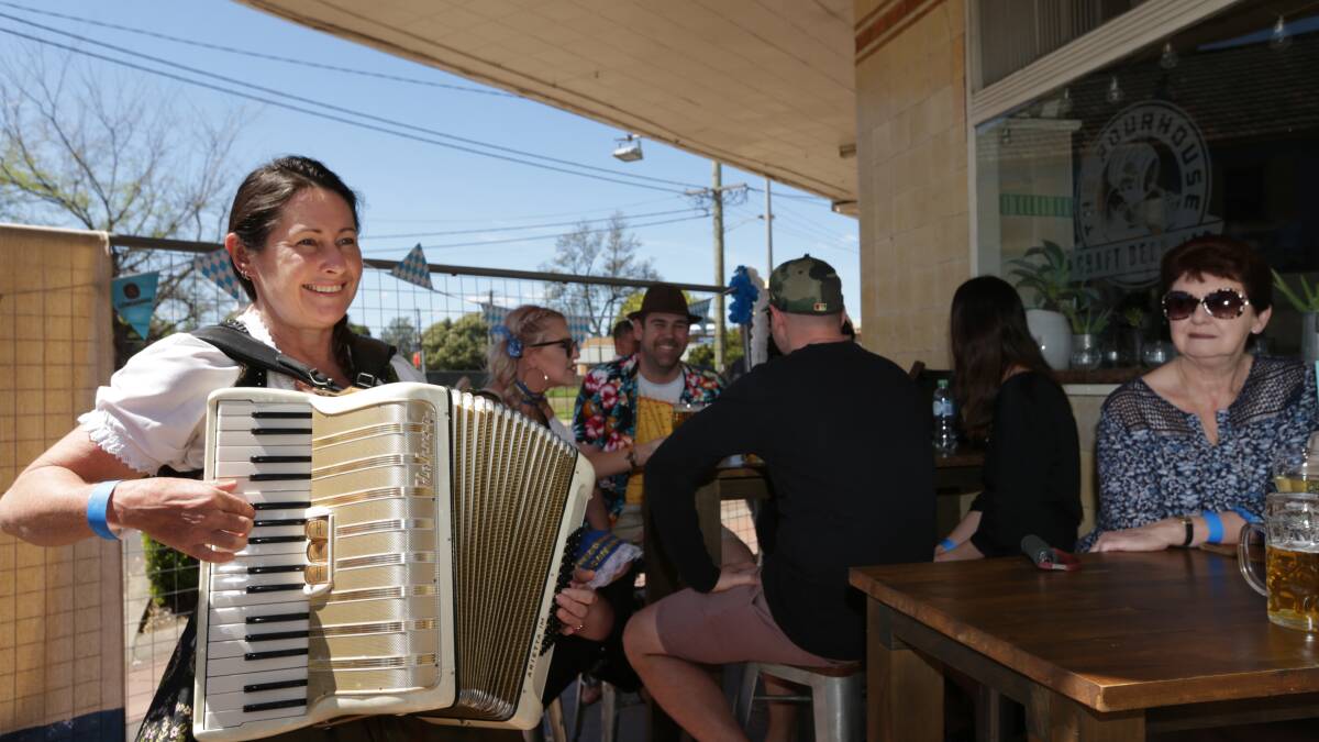 ANNIVERSARY: The Pourhouse host a birthday bash in celebration of its fifth year in Maitland. Earlier this year, they hosted Oktoberfest. Picture: Simone De Peak