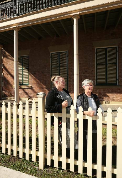 OUR PAST: Maitland Heritage Fest organisers Janece McDonald and Lisa Allen at Grossmann House where events will be held during the event. Picture: Simone De Peak