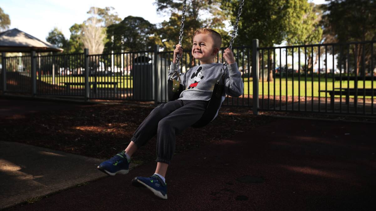 WARRIOR: Rutherford's Ethan Fenn is raising awareness and funds for the genetic disorder that he lives with everyday. Picture: Simone De Peak