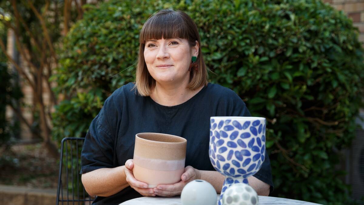 Maitland ceramicist Lyndel Henry of Henry and Tunks. Picture: Max Mason-Hubers
