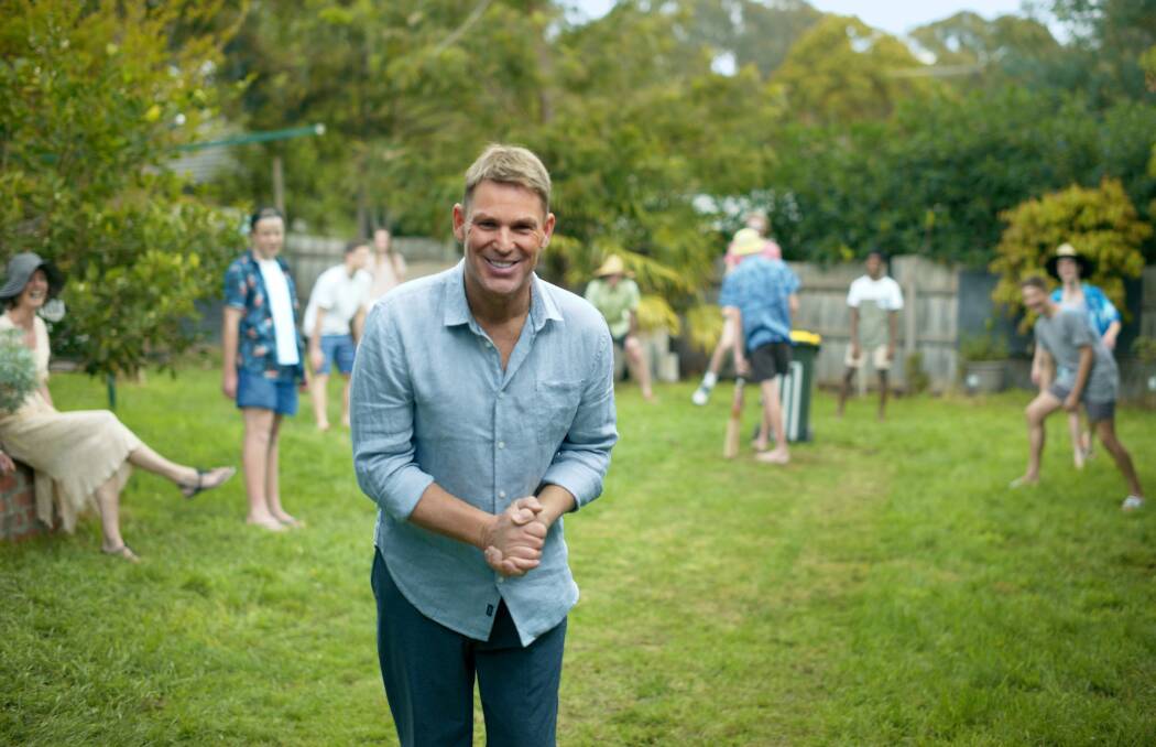 BACKYARD ACTION: Even top line players like Shane Warne can't resist the lure of a backyard Test.