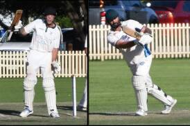 Plovers bowler Harry King (left) and Warriors counterpart Jacob Simmons (right) were heroes with the bat, Pictures by Michael Hartshorn