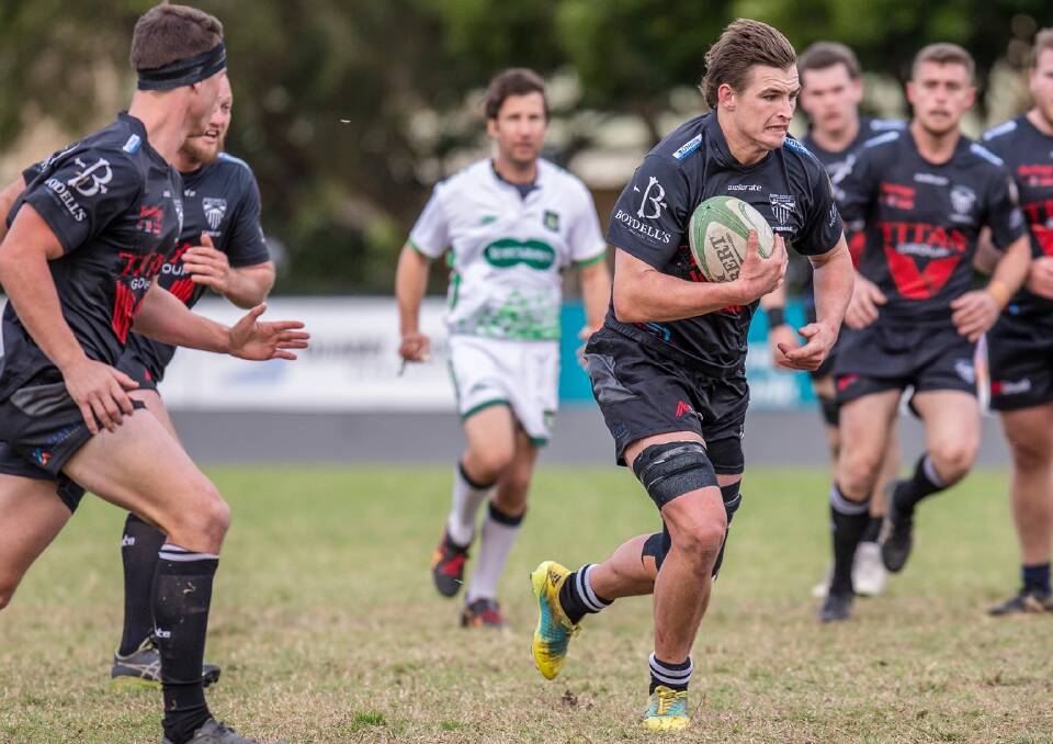Sam Callow had another fine game for the Blacks. Picture: Hunter Rugby