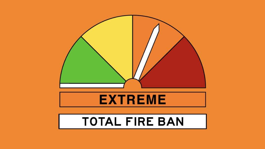 Extreme Fire Danger rating: Total fire ban in Hunter on Monday