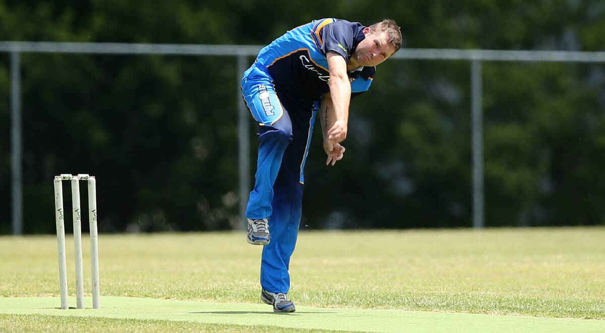 BIG GAME: Port Stephens bowler Jeremy Kirkwood took 3-31 and then saw Port home with 16 not out. Picture: Max Mason-Hubers