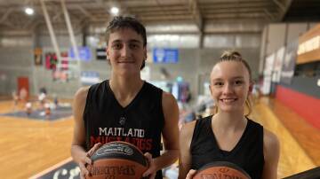 PERTH BOUND: Henry Wawszkowicz and Abbey McGregor are heading to Perth to represent Country NSW at the Under-16 Australian Basketball titles. Picture: Michael Hartshorn
