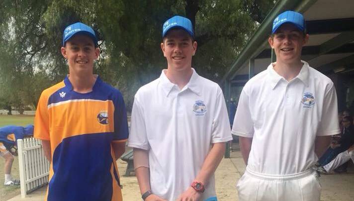 CHAMPS: Maitland players Callum Gabriel, Will Fort and Isaac Barry claimed the NSW CHS championship playing for the Hunter Valley.