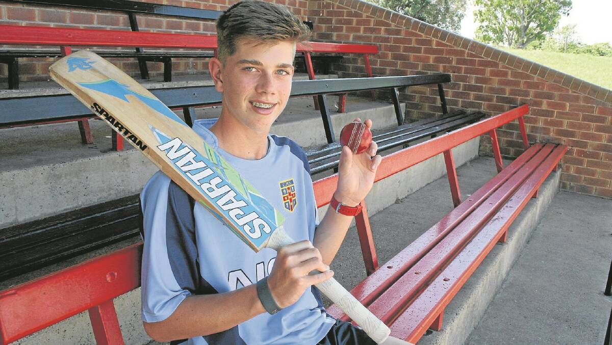 BRILLIANT START: Paterson teenager Will Fort has two scores of 70 to start the Under-17 National Cricket Championships.