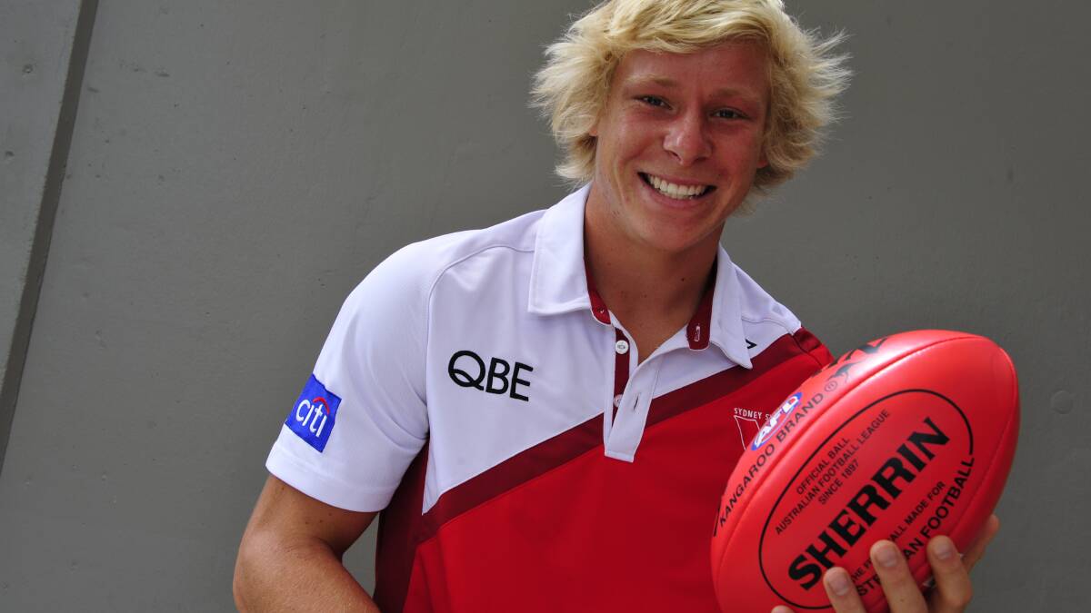 Maitland's Isaac Heeney has been voted the AFL's most promising player by his peers.
