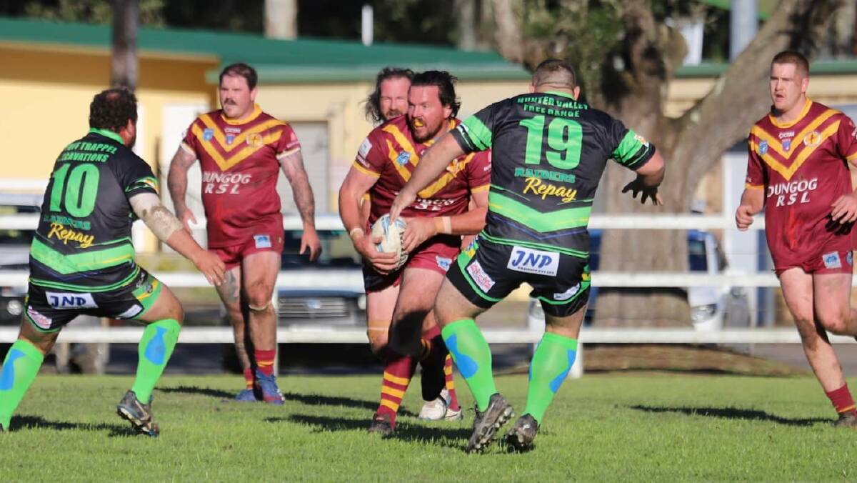 Dungog meet arch rivals Stroud/Clarence Town in the major semi-final with a spot in the grand final up for grabs. Picture: Lauren Johnson