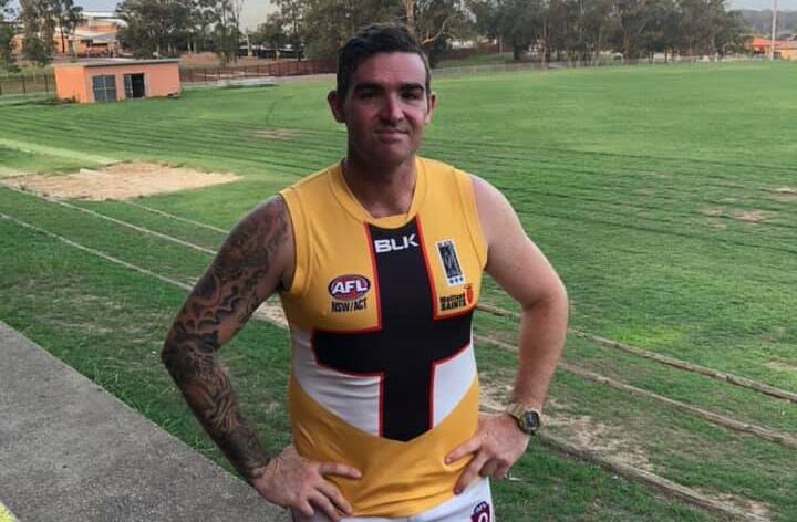 BIG PRSENCE: Ruckman/forward Brenton Ogle is expected to make a big impact on the AFL Hunter Central Coast competition.