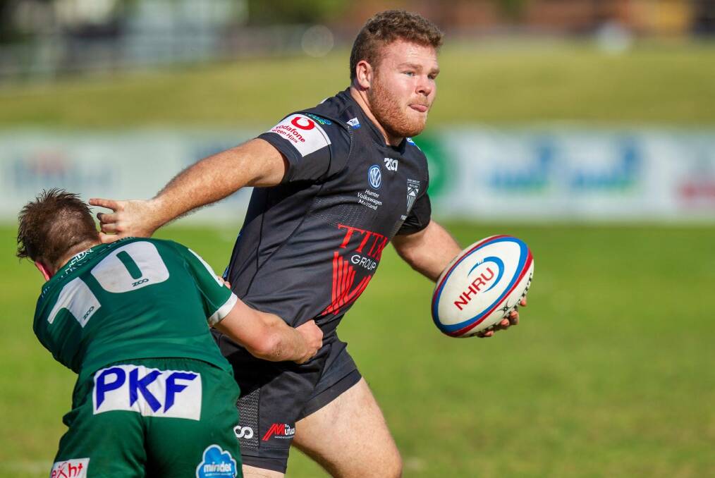 SUCCESSFUL MOVE: Pat Robards came into the starting line-up at inside centre against Merewether last week. Picture: Stewart Hazell.