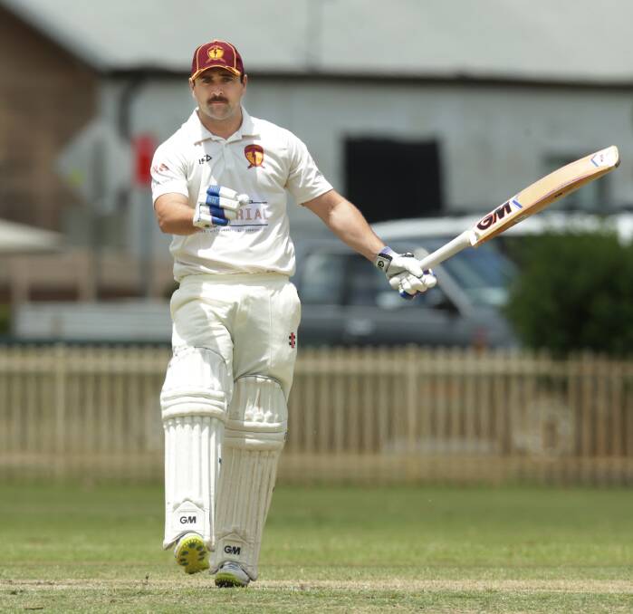 BACK-TO-BACK TONS: City United batsman Josh Trappel has scored centuries in his past two innings.