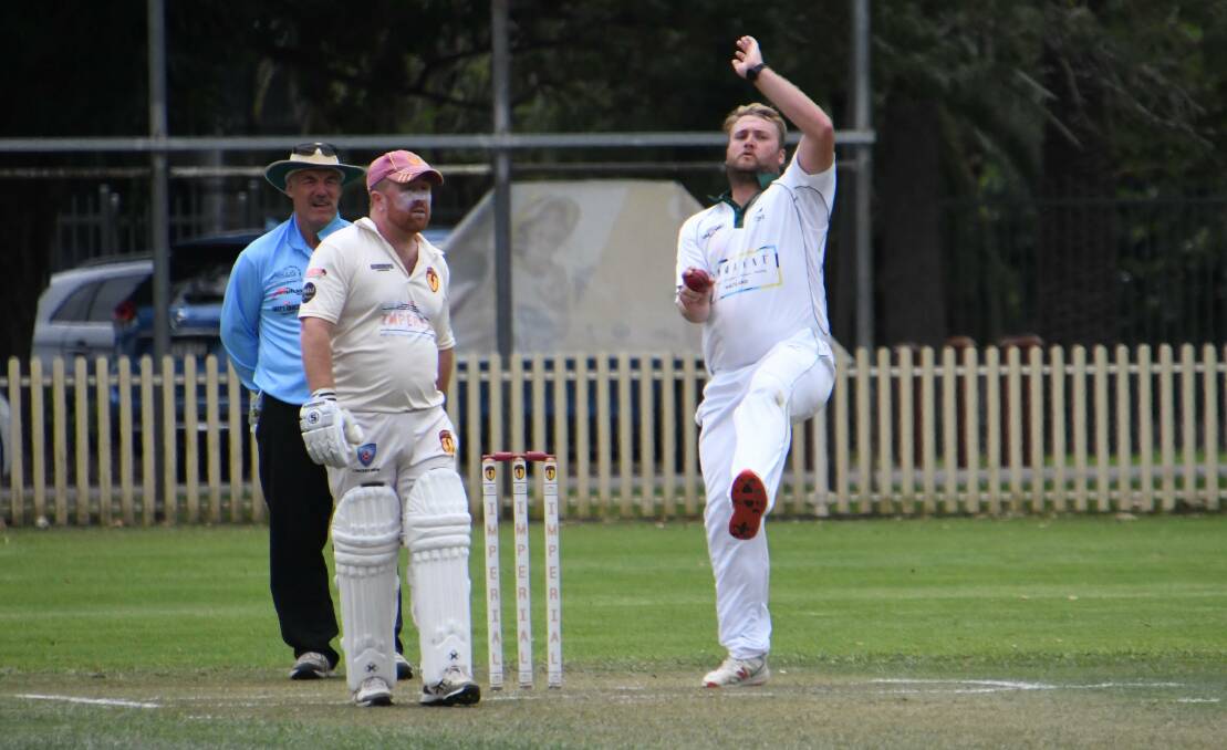 Western Suburbs skipper Mitchell Fisher has the ability to break partnerships and take crucial wickets. Picture by Michael Hartshorn