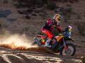 The Hunter's Toby Price on start stage nine of the 2024 Dakar Rally. Picture courtesy KTM