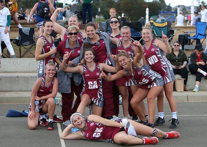 SILVER: The Maitland opens team finished division two runners up at the state netball titles.