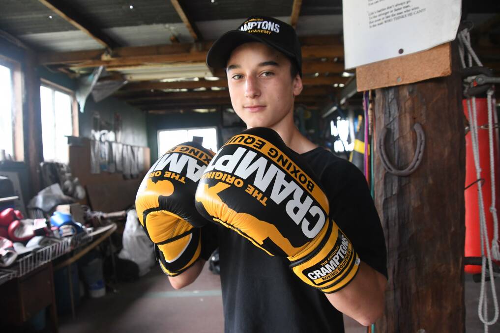 THAT'S FOUR: Zack Fitzpatrick has set his sights on fights in the US after claiming his fourth Australian title in a row. Picture: Michael Hartshorn