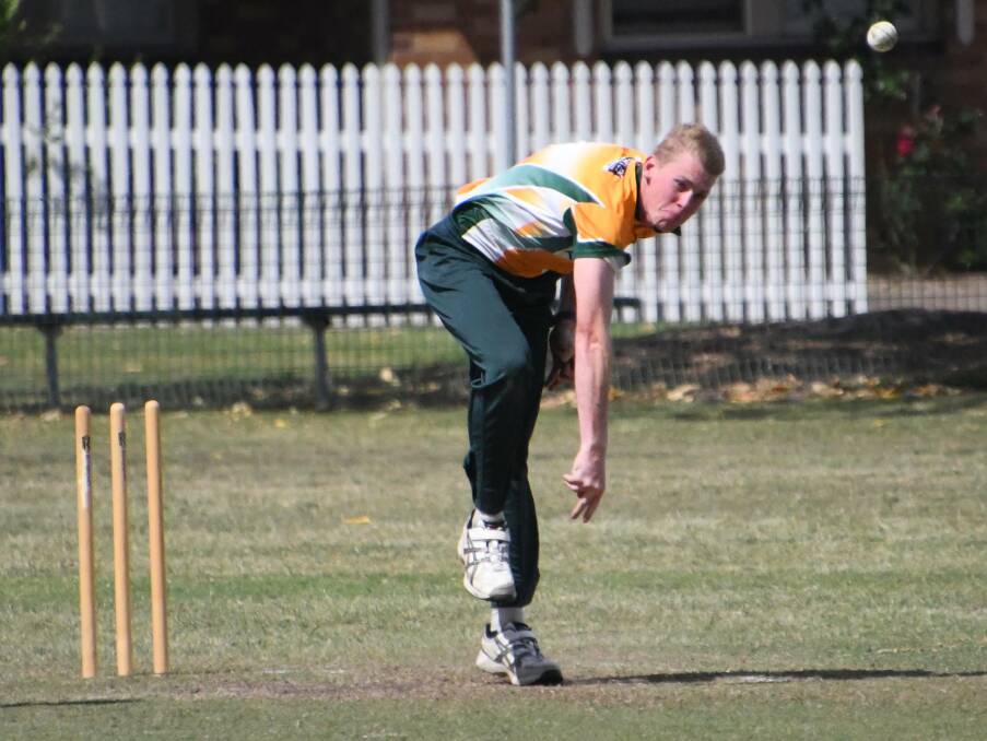 CHANGING OF GUARD: Raymond Terrace teenager Alex Lidbury is part of a new-look Maitland bowling attack.