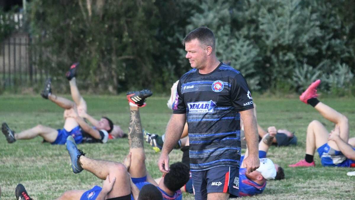 BIG WET: Kurri Kurri Bulldogs coach Aaron Watts says his team is staying tight but it's tough not being able to play or train properly.