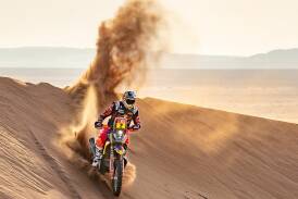 Toby Price on Stage Two of the 2024 Dakar Rally. Picture courtesy KTM