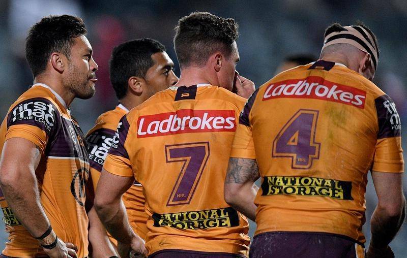 The Brisbane Broncos have slumped to their sixth loss in a row after going down 26-16 to the Warriors at Gosford.