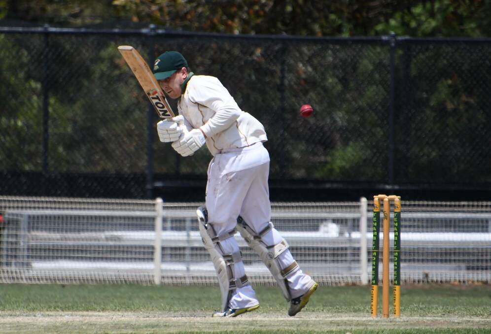 BIG SCORES: Wests skipper Tom Irwin has scored two centuries this season to lead the Plovers rise back up the Maitland first grade cricket ladder. Picture: Michael Hartshorn